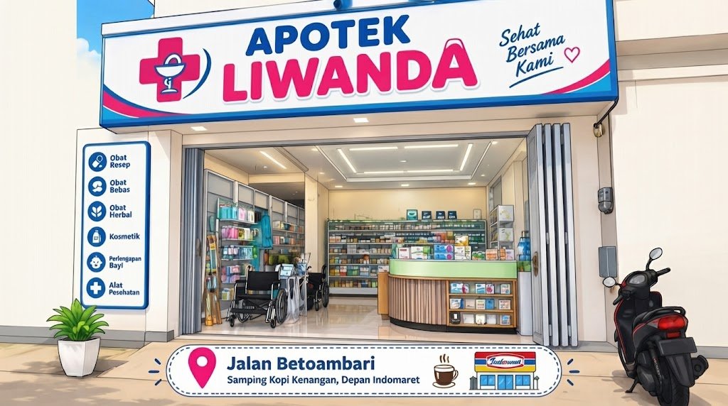 Foto Tampak Depan Apotek Liwanda Farma Betoambari